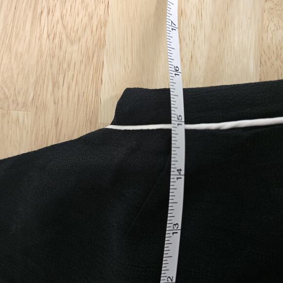 Avec Les Filles Dress Womens Small Black Sleeveless‎ Midi Button Side Slip Tank - Picture 5 of 9